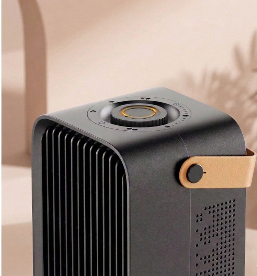 Radiateur Soufflant Électrique 1200W – Chauffage d’Appoint Portable avec Ventilateur, Chauffage Rapide pour Chambre ou Bureau