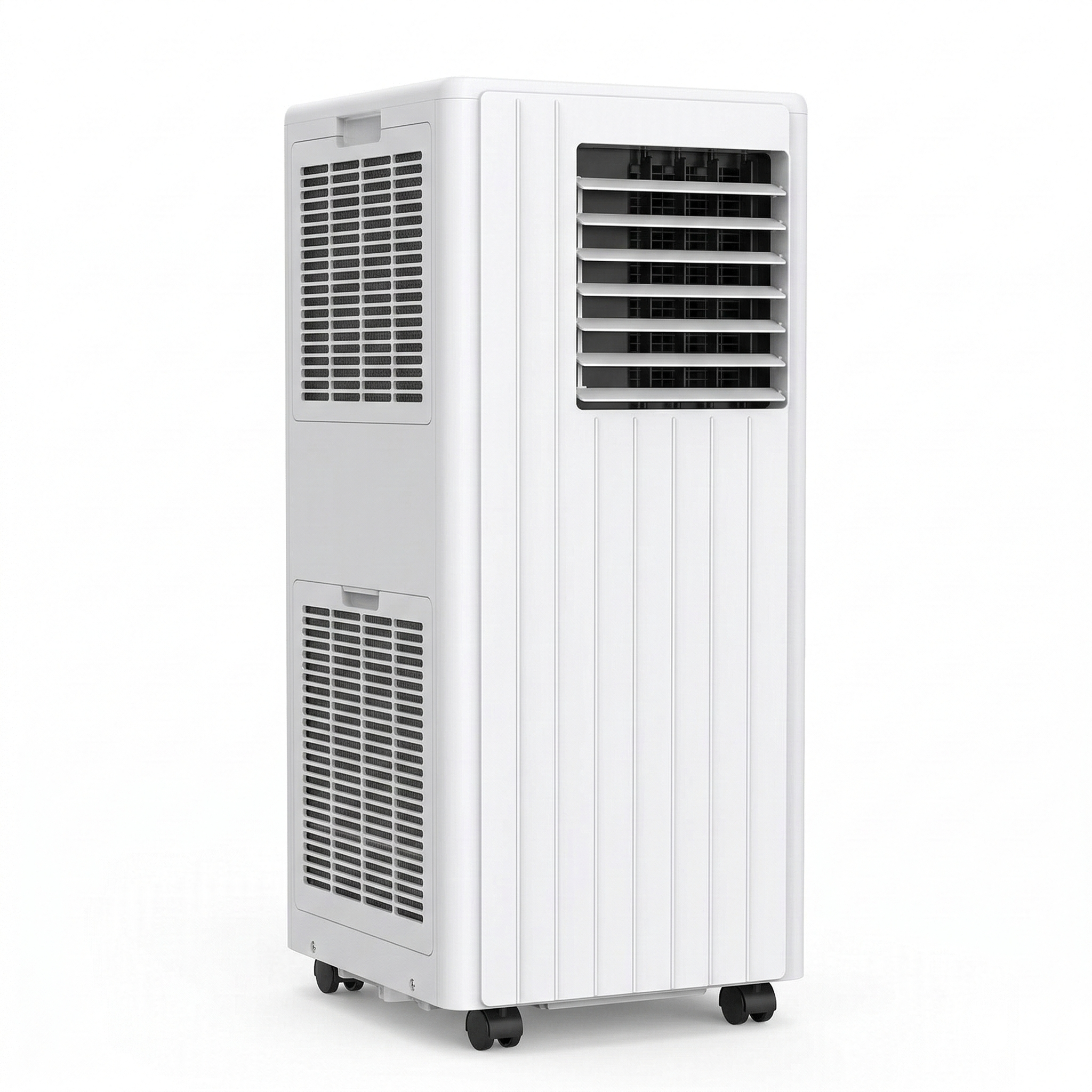 Climatiseur Portable 9000 BTU avec Tuyau d’Évacuation – Climatisation Mobile 3 en 1 : Refroidissement, Ventilateur et Déshumidificateur